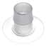 Cole-Parmer Port Disk Hose Barb Fitting, Polypropylene, No Dimples, Cleanroom Packed, 1" ID; 10/Pk