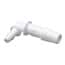 Cole-Parmer Hose Barb Fitting, Reducing Elbow, White Nylon, Cleanroom Packed, 1/8" ID x 3/32" ID; 10/Pk