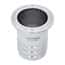 Cole-Parmer Fitting, 316L Stainless Steel, Straight, Sanitary Clamp to Hose Barb Adapter, 3/4" Clamp x 1/2" ID; 1/Each