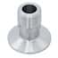 Cole-Parmer Fitting, 316L Stainless Steel, Straight, Sanitary Clamp to Threaded Adapter, 1" Clamp x 3/4" NPT(M); 1/Each