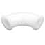 Cole-Parmer Sanitary Fitting, Elbow Union, Polypropylene, 1"; 1/Each
