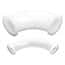 Cole-Parmer Sanitary Fitting, Elbow Union, Polypropylene, 1-1/2"; 1/Each