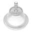 Cole-Parmer Sanitary to Hose Barb Fitting, Straight Adapter, Polypropylene, 1-1/2" Tri-Clamp x 3/8" ID; 1/Each