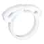 Cole-Parmer Hose Clamps, Acetal Copolymer, 0.61 - 0.72" ID, White 100/Pk