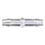 Cole-Parmer Hose Barb Fitting, Straight Union, Natural Polycarbonate, 1/8" ID; 10/Pk
