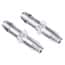 Cole-Parmer Hose Barb Fitting, Straight Union, Natural Polycarbonate, 3/16" ID; 10/Pk