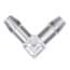 Cole-Parmer Hose Barb Fitting, Elbow, Natural Polycarbonate, 3/32" ID; 10/Pk