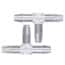 Cole-Parmer Hose Barb Fitting, Tee Union, Natural Polycarbonate, 3/32" ID; 10/Pk