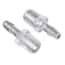 Cole-Parmer Threaded to Hose Barb Fitting, Straight Adapter, Natural Polycarbonate, 10-32 Taper(M) x 1/16" ID; 10/Pk