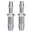 Cole-Parmer Hose Barb Fitting, Straight Reducer, Natural Polycarbonate, 1/8" ID x 1/16" ID; 10/Pk