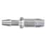 Cole-Parmer Hose Barb Fitting, Straight Reducer, Natural Polycarbonate, 1/8" ID x 1/16" ID; 10/Pk