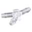 Cole-Parmer Hose Barb Fitting, Y Union, Natural Polycarbonate, 1/4" ID; 10/Pk