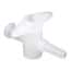 Cole-Parmer 1-Way Stopcock, Natural Kynar PVDF, Male Slip x Female; 10/Pk