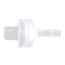 Cole-Parmer Threaded Check Valve, Natural Polypropylene, 1/8" NPT(M) x 1/4" ID; 10/Pk