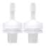 Cole-Parmer Threaded Check Valve, Natural Polypropylene, 1/8" NPT(M) x 1/8" ID; 10/Pk