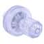 Cole-Parmer Luer Check Valve, Gamma-Stable Natural Polycarbonate, Female x Locking Male; 10/Pk