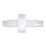 Cole-Parmer HDPE In-Line Filter, Polypropylene, Natural,  90-130 Micron, 3/16" ID; 10/Pk