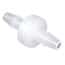 Cole-Parmer HDPE In-Line Filter, Polypropylene, Natural,  45-90 Micron, 3/8" ID; 10/Pk