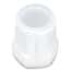 Cole-Parmer Threaded to Plug Fitting, Straight Adapter, Nylon, 1/4"-28; 10/PK