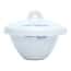 Cole-Parmer Wide-Form Crucible with Cover, Porcelain, 30 mL; 6/PK
