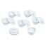 Cole-Parmer Wide-Form Crucible with Cover, Porcelain, 30 mL; 6/PK