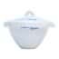 Cole-Parmer Wide-Form Crucible with Cover, Porcelain, 50 mL; 6/PK