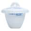 Cole-Parmer High-Form Crucible with Cover, Porcelain, 15 mL; 6/PK