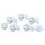 Cole-Parmer High-Form Crucible with Cover, Porcelain, 15 mL; 6/PK