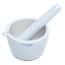 Cole-Parmer Mortar and Pestle Set, Porcelain, 275 mL