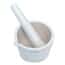 Cole-Parmer Mortar and Pestle Set, Porcelain, 400 mL