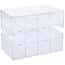 Cole-Parmer ACH12 CleanCut™ Acrylic Safety Glasses Holder, 12-Unit, 12.25 x 6.75 x 9.25"