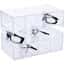 Cole-Parmer ACH12 CleanCut™ Acrylic Safety Glasses Holder, 12-Unit, 12.25 x 6.75 x 9.25"