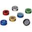 Cole-Parmer Silver Aluminum Crimp Cap, 11 mm Dia., Rubber/Butyl/PTFE Septum; 1000/PK