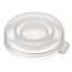 Cole-Parmer Snap Cap, Polyethylene Closed Top, Transparent, 18 mm; 1000/pk