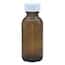 Cole-Parmer Pre-Cleaned EPA Narrow-Mouth Bottle, Amber Glass, 30 mL (1 oz); 48/CS