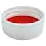 Cole-Parmer SamplePrep 2251S Vial Cap for 15 mL Short Vial, Polypropylene with Silicone Liner; 100/Pk