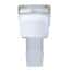 CPC (Colder) MPC™ Quick-Disconnect Fitting, Hose Barb Body with Lock, Polysulfone, Non-Valved, 1/4" ID; 25/Pk