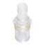 CPC (Colder) MPX® Quick-Disconnect Fitting, Hose Barb Insert, Polysulfone, Non-Valved, 1/2" ID; 25/Pk