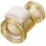 CPC (Colder) MPX® Quick-Disconnect Fitting, Sanitary Body, Polysulfone, Non-Valved, 3/4" Sanitary; 1/Each