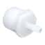 Eldon James Threaded to Hose Barb Fitting, Straight Adapter, Natural Kynar®, 3/4" NPT(M) x 1/2" ID; 10/PK