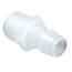 Eldon James Threaded to Hose Barb Fitting, Straight Adapter, Natural Nylon, 1" NPT(M) x 1" ID; 10/PK