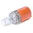 Eldon James SeriesLock® Quick-Disconnect Fitting, Hose Barb Body, Polysulfone, Non-Valved, Silicone O-Ring, SS Spring, Large, 5/8" ID