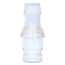 Eldon James SeriesLock® Quick-Disconnect Fitting, Hose Barb Insert, Polysulfone, Non-Valved, X-Large, 1" ID