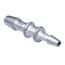 Eldon James Hose Barb Fitting, Straight Reducer, Stainless Steel, 1/8" ID x 3/32" ID; 10/Pk