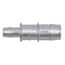Eldon James Hose Barb Fitting, Straight Reducer, Stainless Steel, 5/16" ID x 1/4" ID; 1/Each