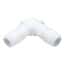 Eldon James Hose Barb Fittings, 90° Elbow, Natural Nylon, 1/16" ID; 10/Pk