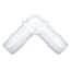 Eldon James Hose Barb Fittings, 90° Elbow, Natural Nylon, 5/32" ID; 10/Pk
