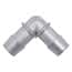 Eldon James Hose Barb Fitting, 90° Elbow, Stainless Steel, 1/2" ID; 1/Each