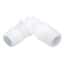 Eldon James Threaded to Hose Barb Fittings, 90° Elbow, Natural Kynar®, 3/4" NPT x 1/2" ID; 10/PK