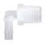 Eldon James Threaded to Hose Barb Fittings, 90° Elbow, Animal-Derivative-Free Polypropylene, 1/8" NPT(M) x 5/16" ID; 10/PK